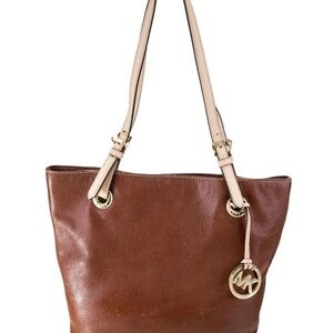 Michael Kors Brown Tote Soft Leather VINTAGE Hand Bag